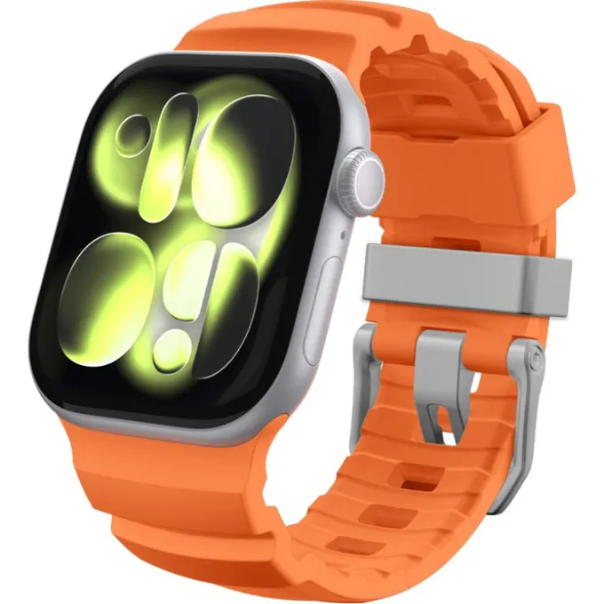 PASEK SPIGEN APPLE WATCH 8 / 9 / 10 / 11 / SE / ULTRA (44 / 45 / 46 / 49 MM) WBS2 BAND ORANGE