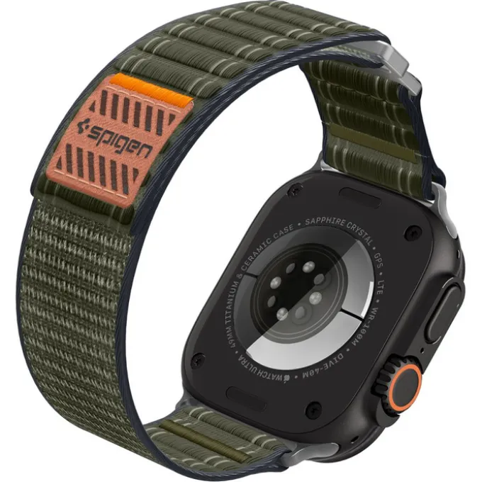 PASEK SPIGEN APPLE WATCH 8 / 9 / 10 / 11 / SE / ULTRA (44 / 45 / 46 / 49 MM) WBF0 BAND GREEN