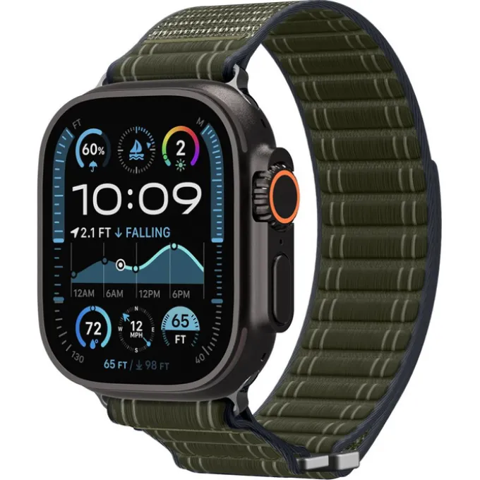 PASEK SPIGEN APPLE WATCH 8 / 9 / 10 / 11 / SE / ULTRA (44 / 45 / 46 / 49 MM) WBF0 BAND GREEN