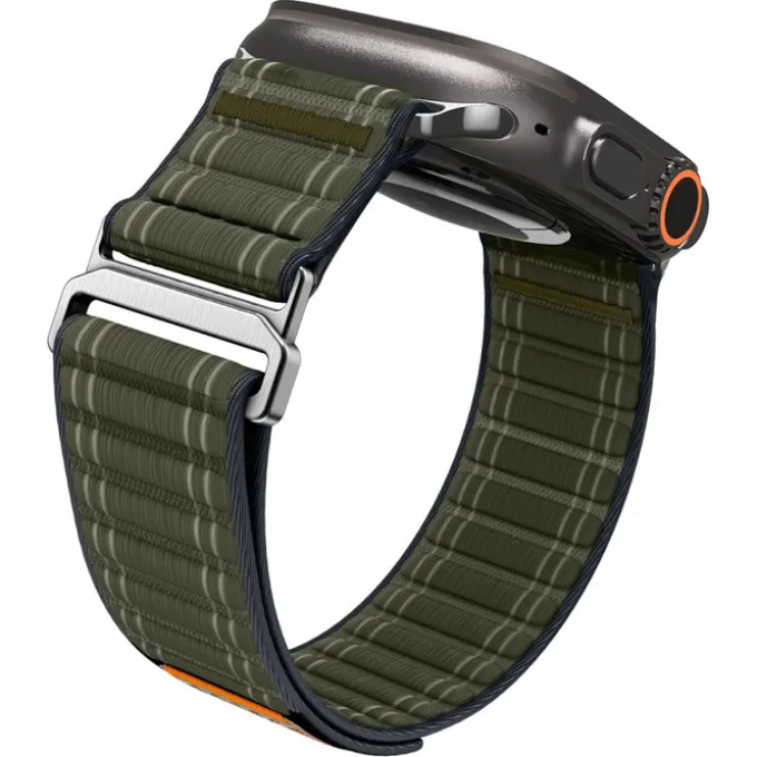 PASEK SPIGEN APPLE WATCH 8 / 9 / 10 / 11 / SE / ULTRA (44 / 45 / 46 / 49 MM) WBF0 BAND GREEN