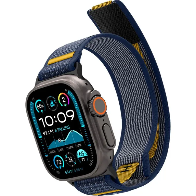 PASEK SPIGEN APPLE WATCH 6 / 7 / 8 / 9 / 10 / SE / ULTRA 1 / 2 (44 / 45 / 46 / 49 MM) ACTIVE ATHLEX AIR GRANATOWY