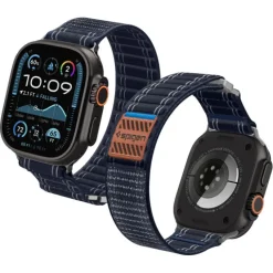 PASEK SPIGEN APPLE WATCH 8 / 9 / 10 / 11 / SE / ULTRA (44 / 45 / 46 / 49 MM) WBF0 BAND NAVY