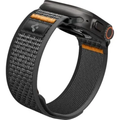 PASEK SPIGEN ATHLEX AIR 2 APPLE WATCH 8 / 9 / 10 / 11 / SE / ULTRA (44 / 45 / 46 / 49 MM) ACTIVE BLACK / ORANGE