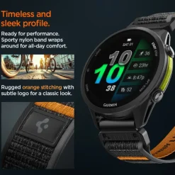 PASEK SPIGEN ATHLEX AIR GARMIN QUICKFIT 22 MM ACTIVE BLACK/ORANGE