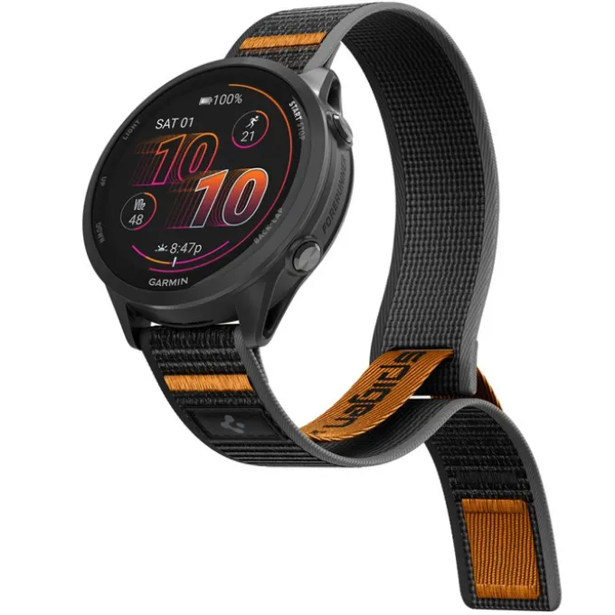 PASEK SPIGEN ATHLEX AIR GARMIN QUICK RELEASE 22 MM ACTIVE BLACK/ORANGE