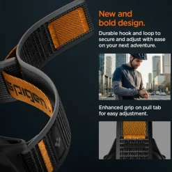 PASEK SPIGEN ATHLEX AIR GARMIN QUICK RELEASE 22 MM ACTIVE BLACK/ORANGE