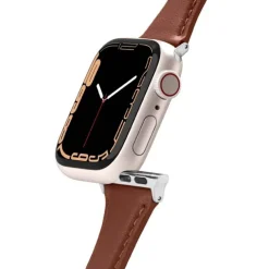 Pasek Spigen Cyrill Kajuk Apple Watch 9 8 7 SE 2022 38mm 40mm 41mm Chestnut