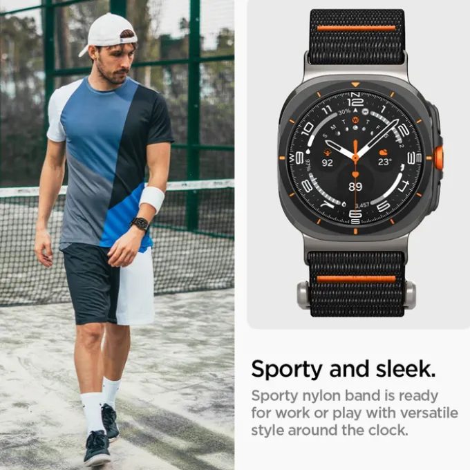 PASEK SPIGEN DURAPRO FLEX SAMSUNG GALAXY WATCH ULTRA (47 MM) BLACK