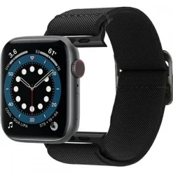 Pasek SPIGEN Fit Lite Apple Watch 6 / 7 / 8 / 9 / 10 / SE / ULTRA 1 / 2 (44 / 45 / 46 / 49 MM) BLACK Czarne