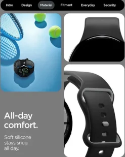 PASEK SPIGEN GOOGLE PIXEL WATCH 4 3 2 1 41MM NANO POP BAND BLACK SESAME