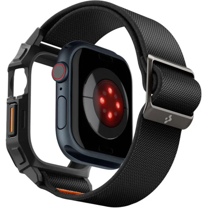 PASEK SPIGEN LITE FIT ”PRO” APPLE WATCH 10 (46 MM) MATTE BLACK