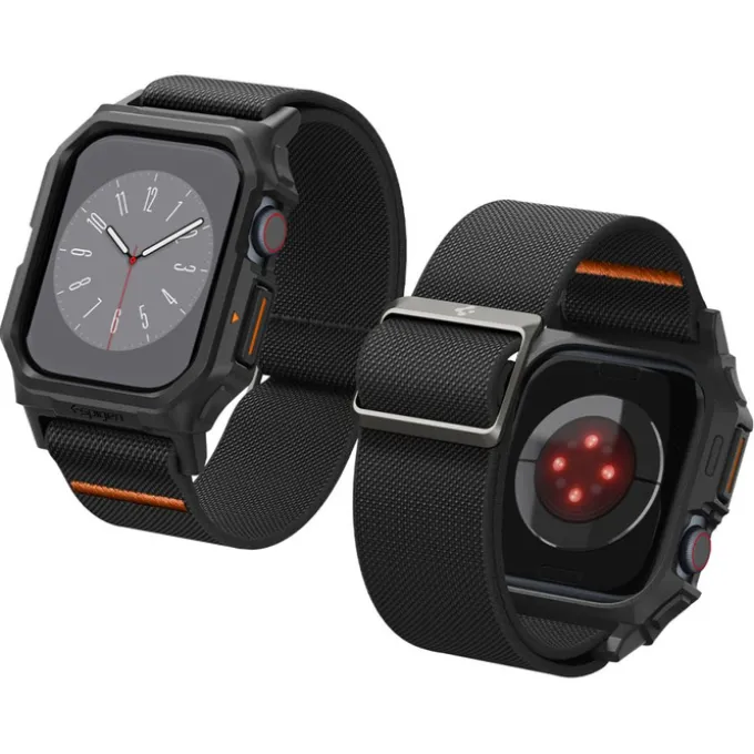 PASEK SPIGEN LITE FIT ”PRO” APPLE WATCH 10 (46 MM) MATTE BLACK