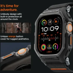 Pasek SPIGEN LITE FIT ”PRO” APPLE WATCH ULTRA 1 / 2 (49 MM) MATTE BLACK