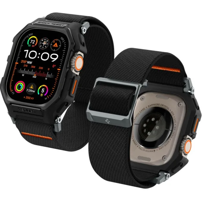 Pasek SPIGEN LITE FIT ”PRO” APPLE WATCH ULTRA 1 / 2 (49 MM) MATTE BLACK