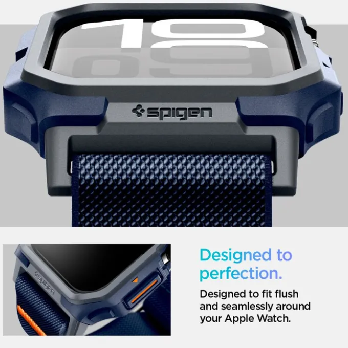 PASEK SPIGEN LITE FIT ”PRO” APPLE WATCH 10 (46 MM) NAVY BLUE