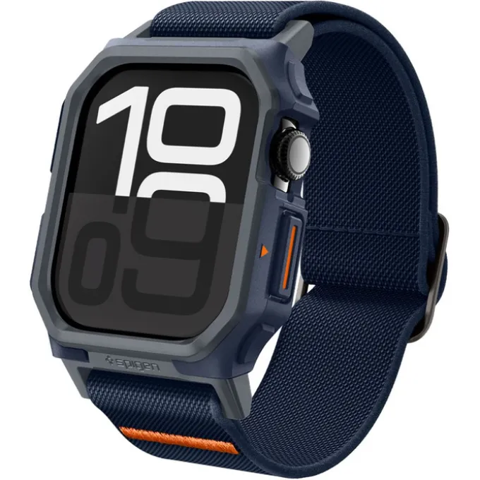 PASEK SPIGEN LITE FIT ”PRO” APPLE WATCH 10 (46 MM) NAVY BLUE