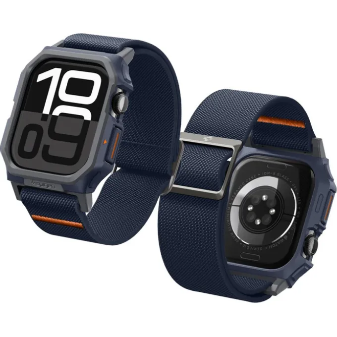 PASEK SPIGEN LITE FIT ”PRO” APPLE WATCH 10 (46 MM) NAVY BLUE