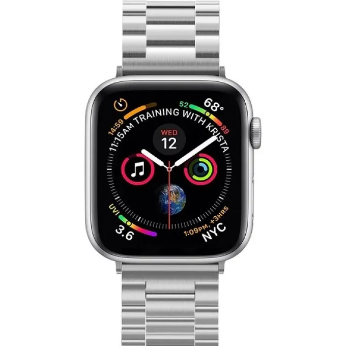 Pasek SPIGEN Modern Fit Band Apple Watch Ultra 9 8 7 SE 2022 42mm 44mm 45mm 49mm Srebrny