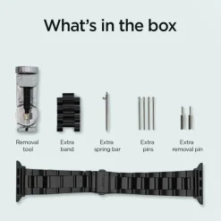 Pasek Spigen Modern Fit Band Apple Watch 9 8 7 SE 2022 38mm 40mm 41mm Black