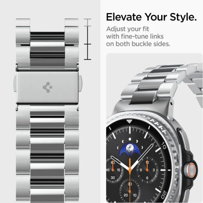 PASEK SPIGEN MODERN FIT BAND GALAXY WATCH 8 / CLASSIC (40 / 44 / 46 MM) SILVER
