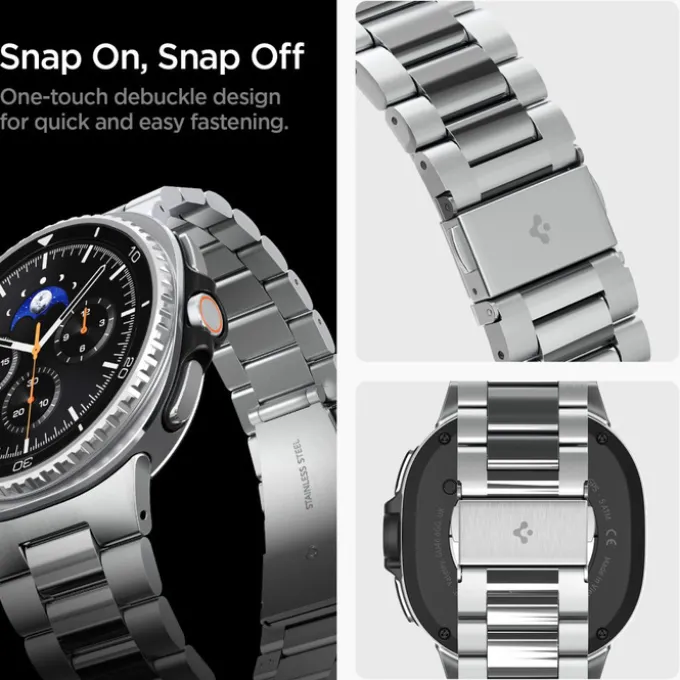 PASEK SPIGEN MODERN FIT BAND GALAXY WATCH 8 / CLASSIC (40 / 44 / 46 MM) SILVER