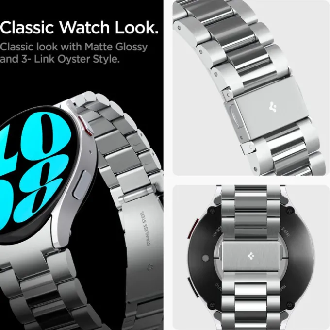 Pasek Spigen Modern Fit Band Samsung Galaxy Watch 6 (44 Mm) Silver