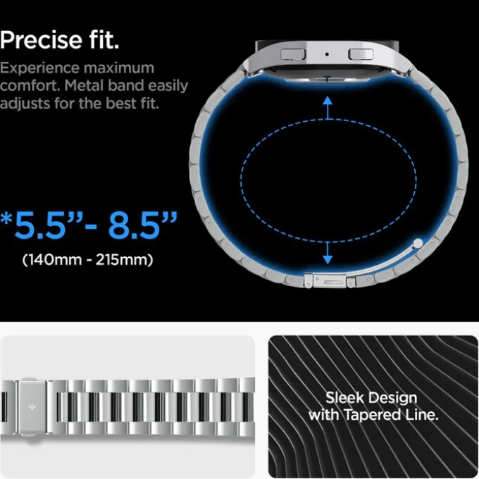 Pasek Spigen Modern Fit Band Samsung Galaxy Watch 6 (44 Mm) Silver