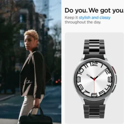 Pasek Spigen Modern Fit Band Samsung Galaxy Watch 6 Classic (47 Mm) Black Case
