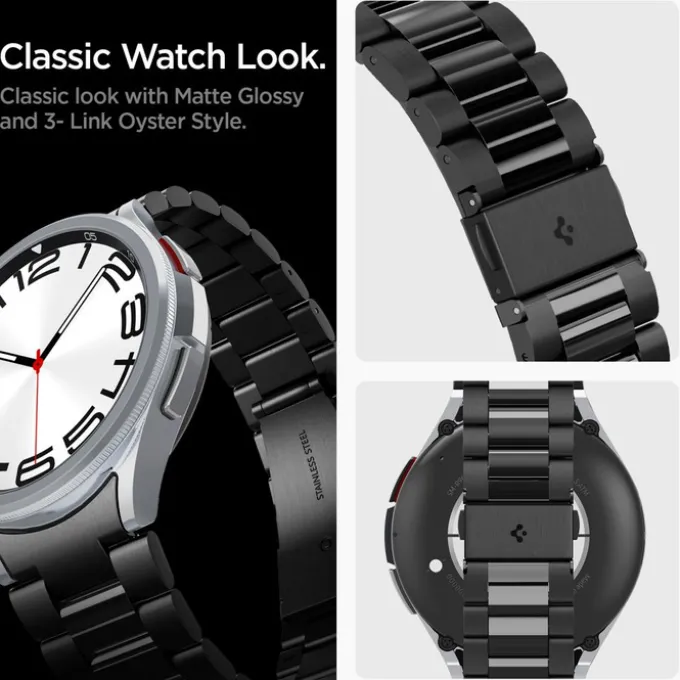 Pasek Spigen Modern Fit Band Samsung Galaxy Watch 6 Classic (47 Mm) Black Case