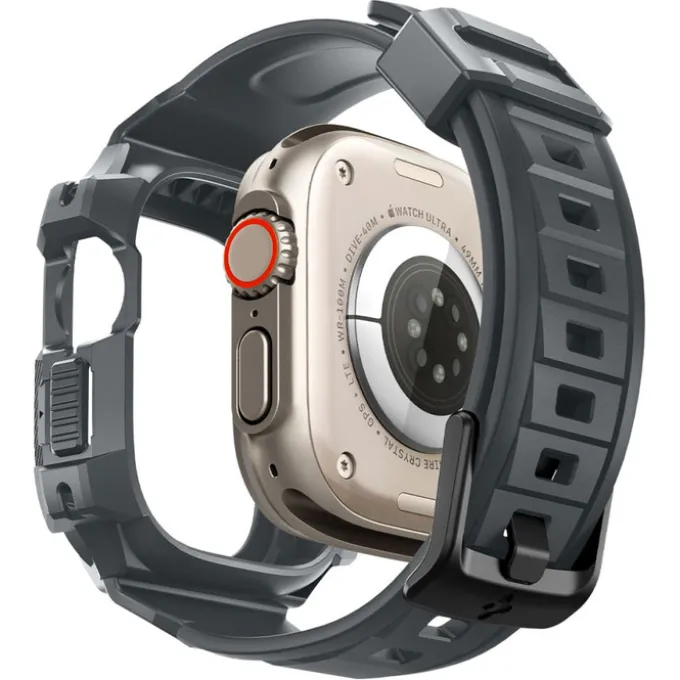 Pasek Spigen Rugged Armor ”pro” Apple Watch Ultra 1 / 2 (49 Mm) Dark Grey