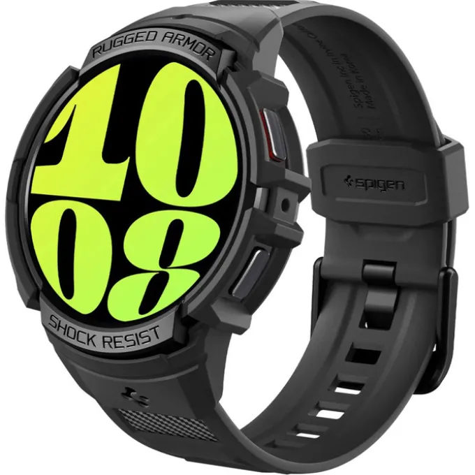 Pasek Spigen Rugged Armor ”pro” Galaxy Watch 6 (44 MM) Black Case