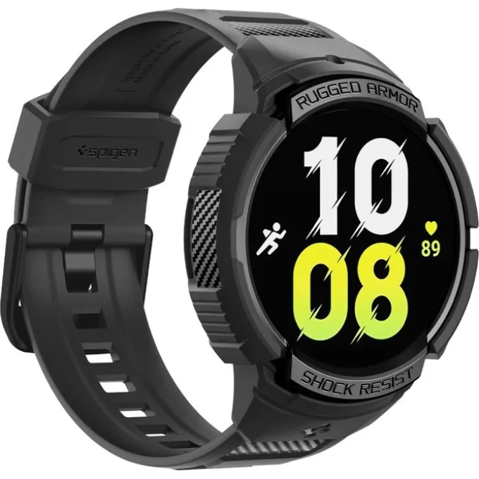 Pasek Spigen Rugged Armor ”pro” Galaxy Watch 6 (44 MM) Black Case