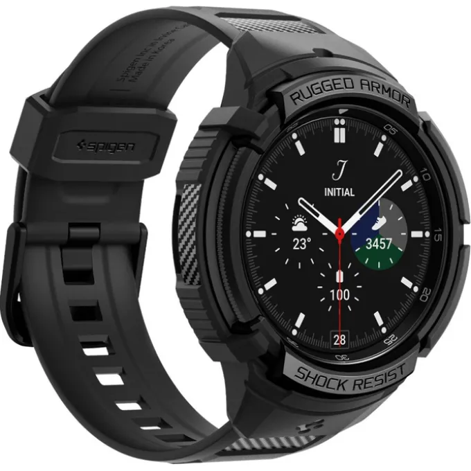 Pasek Spigen Rugged Armor ”pro” Galaxy Watch 6 Classic (47 MM) Matte Black Case