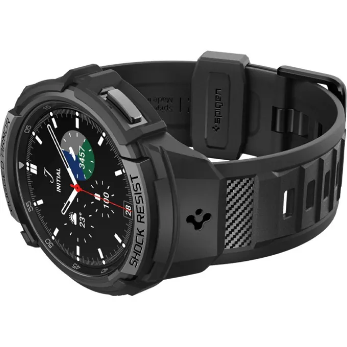 Pasek Spigen Rugged Armor ”pro” Galaxy Watch 6 Classic (47 MM) Matte Black Case