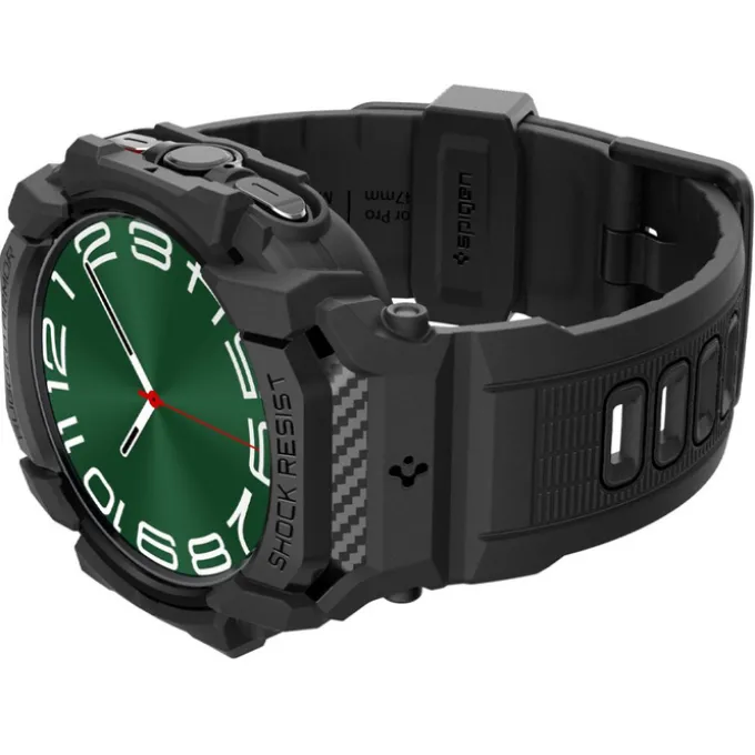 PASEK SPIGEN RUGGED ARMOR ”PRO” SAMSUNG GALAXY WATCH ULTRA (47 MM) MATTE BLACK