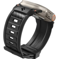 Pasek Spigen Rugged Ultra Band Apple Watch 4 / 5 / 6 / 7 / 8 / 9 / Se / Ultra 1 / 2 (42 / 44 / 45 / 49 Mm) Matte Black