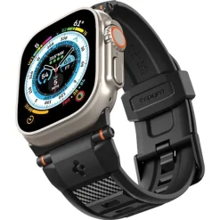 Pasek Spigen Rugged Ultra Band Apple Watch 4 / 5 / 6 / 7 / 8 / 9 / Se / Ultra 1 / 2 (42 / 44 / 45 / 49 Mm) Matte Black