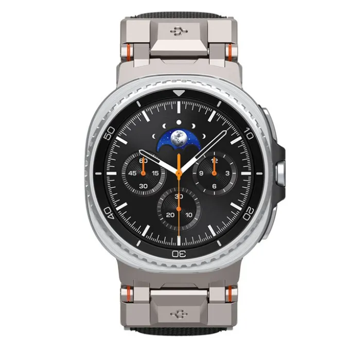 PASEK SPIGEN SAMSUNG GALAXY WATCH 8 46mm 44mm 40mm DURAPRO ARMOR CZARNY