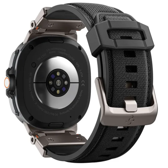 PASEK SPIGEN SAMSUNG GALAXY WATCH 8 46mm 44mm 40mm DURAPRO ARMOR CZARNY