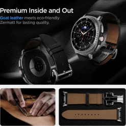 PASEK SPIGEN SAMSUNG GALAXY WATCH 8 / CLASSIC (40 / 44 / 46 MM) ENZO BLACK