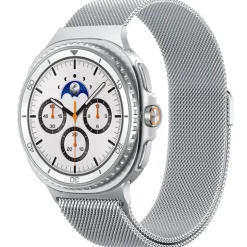 PASEK SPIGEN SAMSUNG SAMSUNG GALAXY WATCH 8 40 44 46MM METAL FIT SILVER