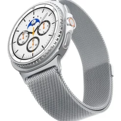 PASEK SPIGEN SAMSUNG SAMSUNG GALAXY WATCH 8 40 44 46MM METAL FIT SILVER