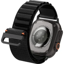 PASEK SPIGEN WBF1 BAND APPLE WATCH 6 / 7 / 8 / 9 / 10 / SE / ULTRA 1 / 2 (44 / 45 / 46 / 49 MM) BLACK