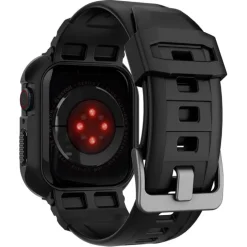 Pasek z Etui SPIGEN Rugged Armor Pro Apple Watch Ultra 9 8 7 SE 2022 42mm 44mm 45mm 49mm Czarny