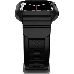 Pasek z Etui SPIGEN Rugged Armor Pro Apple Watch Ultra 9 8 7 SE 2022 42mm 44mm 45mm 49mm Czarny