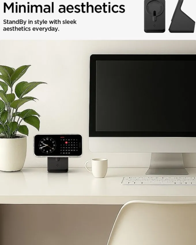 PODSTAWKA DO ŁADOWARKI SPIGEN MAGSAFE CHARGER STAND S BLACK