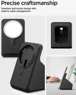 PODSTAWKA DO ŁADOWARKI SPIGEN MAGSAFE CHARGER STAND S BLACK