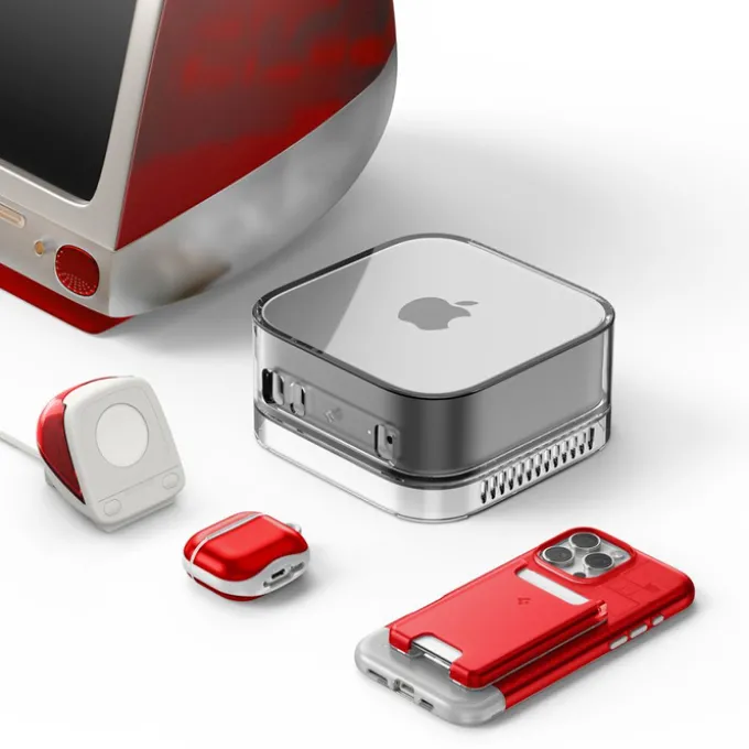PODSTAWKA SPIGEN CLASSIC C1 APPLE WATCH STAND RUBY