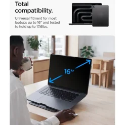 PODSTAWKA SPIGEN LD201-S8 SLIMFOLD LAPTOP & TABLET STAND SPACE GREY