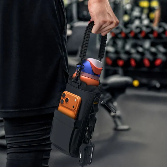 POKROWIEC NA BUTELKĘ SPIGEN LF500 TUMBLER BAG CZARNY